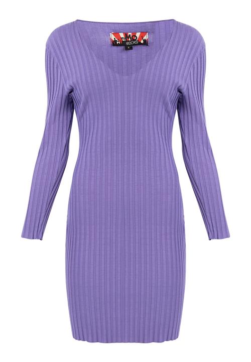 myMo ROCKS Strikkjole  mørkelilla