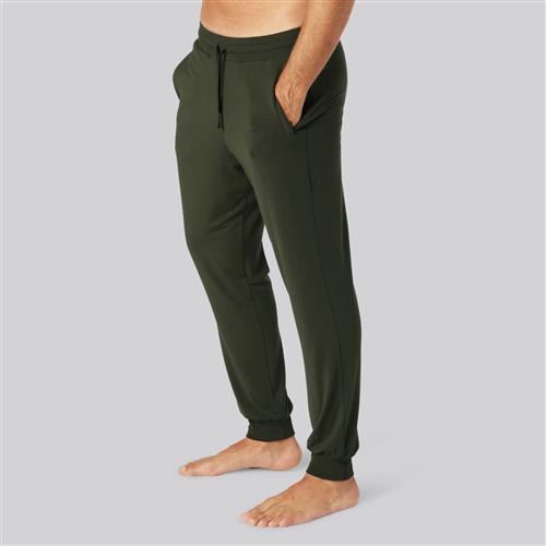 Bambus joggingbukser i grøn til mænd