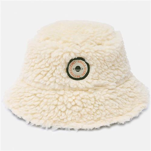 My Little Cozmo Faux Shearling Bucket Solhat Unique 56 cm  Creme  56 cm  unisex