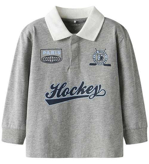 Name It Bluse - NmmSido - Grey Melange