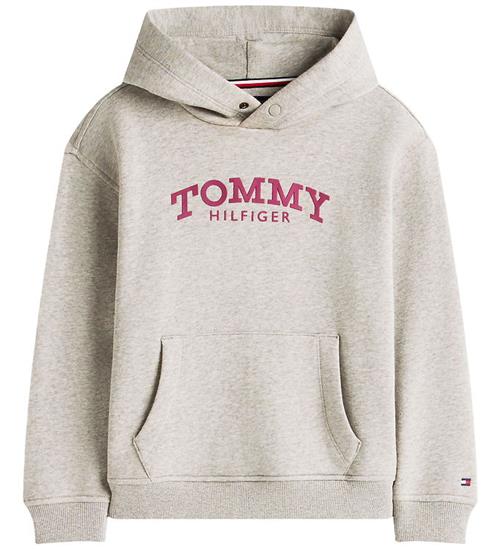 Tommy Hilfiger Hættetrøje - Mid Grey/Heather Grey