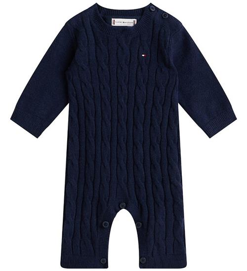 Tommy Hilfiger Heldragt - Strik - Cable - Dark Night Navy