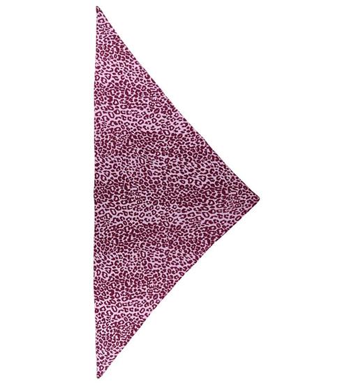 Lala Berlin Tørklæde - Triangel M - Burgundy leo