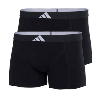 adidas 2P Active Flex Cotton Body Trunk Sort bomuld Large Herre