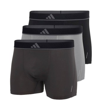 adidas 3P Active Micro Flex Trunk Sort/Grå polyester Large Herre