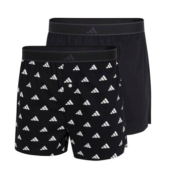 adidas 2P Active Woven Boxer Sort Mønster bomuld Small Herre