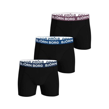 Björn Borg 3P Cotton Stretch Boxers Flerfarvet bomuld XX-Large Herre