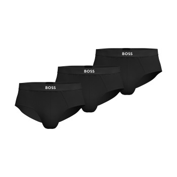 BOSS 3P ONE HipBr Cotton Briefs Sort bomuld Medium Herre