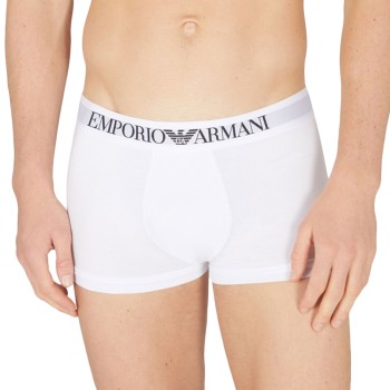 Emporio Armani Armani Logo Boxer Brief Hvid bomuld Large Herre