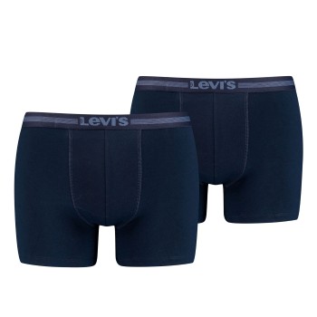Levis 2P Tencel Boxer Brief Mørkblå lyocell Medium Herre
