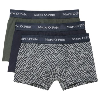 Marc O’Polo Marc O Polo Cotton Stretch Trunk 3P Marine mønster bomuld XX-Large Herre