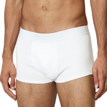 Marc O’Polo Marc O Polo Men Iconic Rib Trunks 2P Hvid bomuld Large Herre