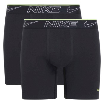 Nike 2P Elite Cotton Stretch Boxer Brief Sort X-Large Herre