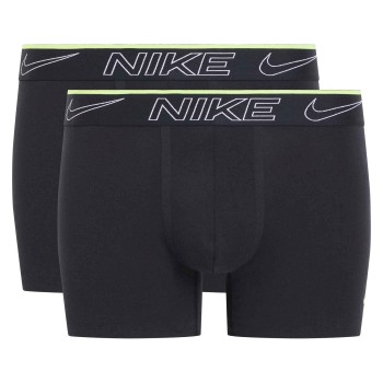 Nike 2P Elite Cotton Stretch Trunks Sort Large Herre