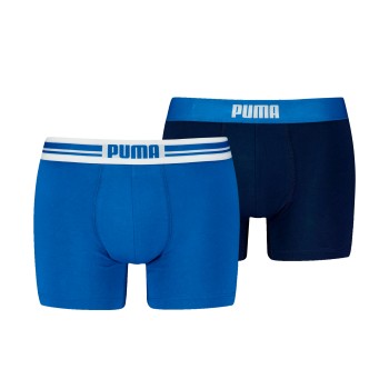 Puma 2P Everyday Placed Logo Boxer Marine/Blå bomuld XX-Large Herre