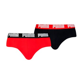 Puma 2P Men Everyday Brief Rød/Sort bomuld Small Herre