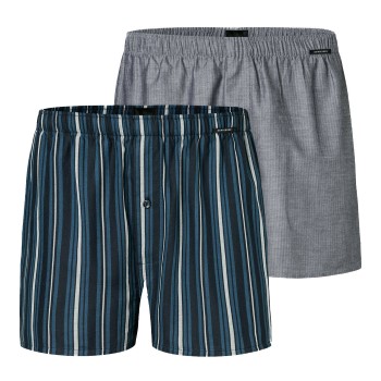 Schiesser 2P Boxershorts multipack Stribet bomuld Large Herre