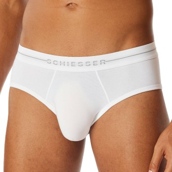 Schiesser 2P Cotton Flex Rio Briefs Hvid bomuld Small Herre