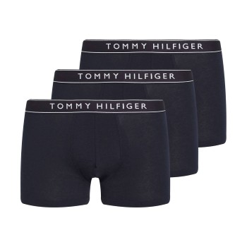 Tommy Hilfiger 3P Cotton Stretch Trunks Mørkblå bomuld X-Large Herre
