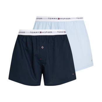 Tommy Hilfiger 2P Signature Boxer Shorts Blå bomuld XX-Large Herre