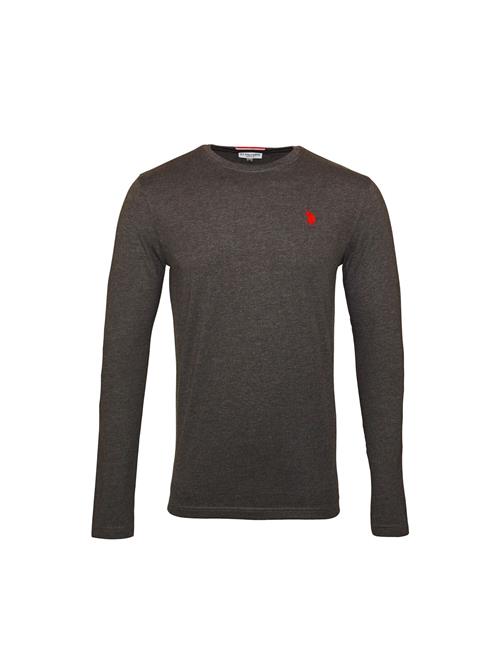U.S. POLO ASSN. Bluser & t-shirts  mudderfarvet / rød