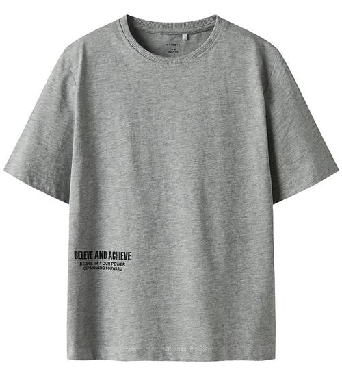 Name It T-shirt - NkmSeb - Grey Melange