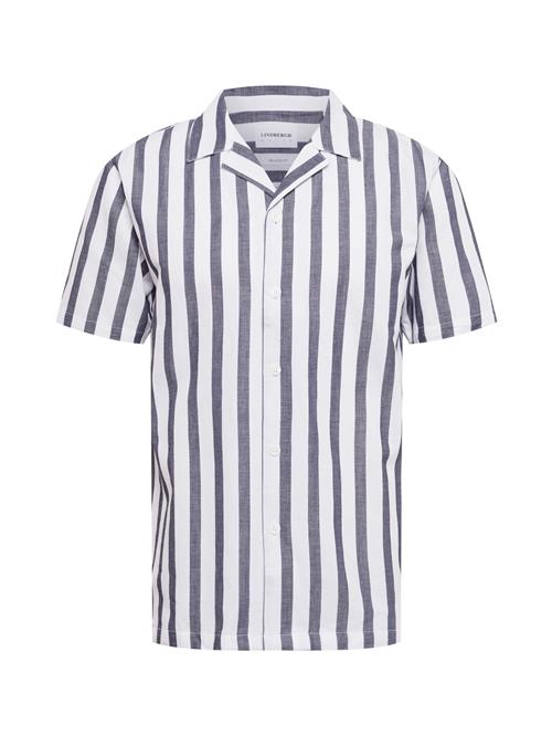 Lindbergh Skjorte  natblå / hvid