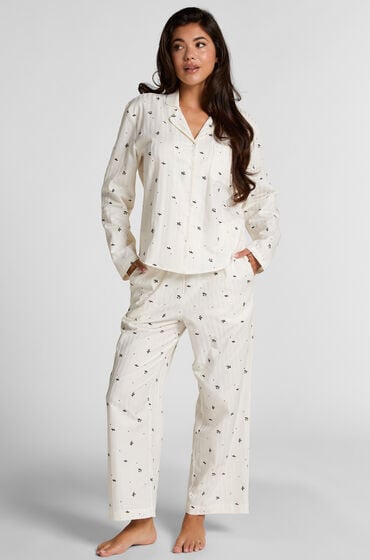 Hunkemöller Mistletoe pyjamasbukser Hvid