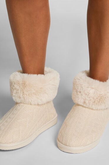 Hunkemöller Tøffel Saar Hvid