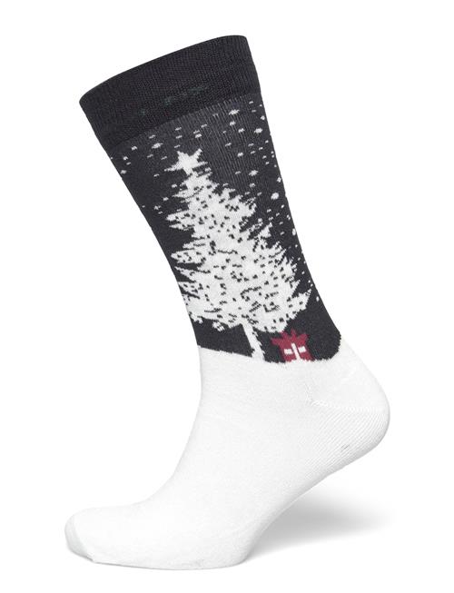 Christmas Bamboo Sock Lindbergh White
