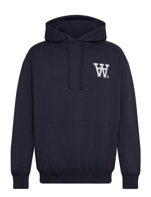 Wwcass Aa Chest Print Hoodie WOOD WOOD Navy