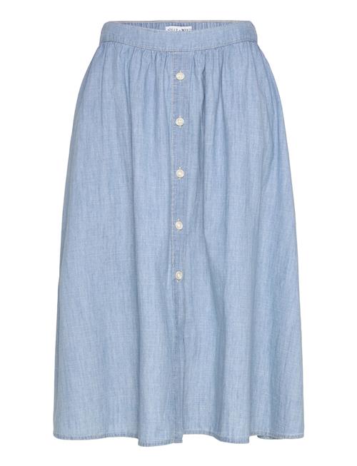 Skirt Fiona Chambray Lindex Blue