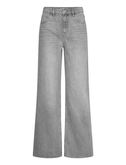 Danila Wide Leg High-Rise Jeans Mango Grey