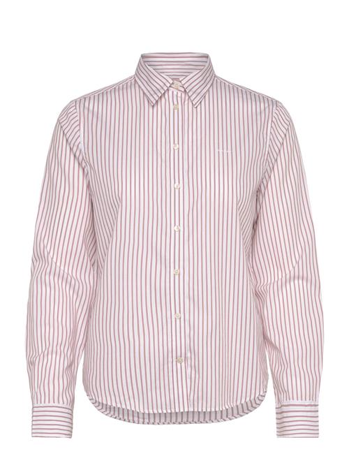 Reg Classic Poplin Striped Shirt GANT Orange