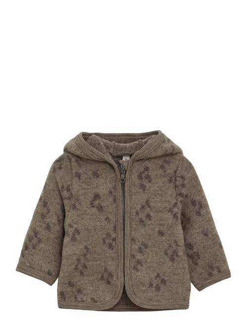 Jacket Ears Wool Fleece Huttelihut Brown