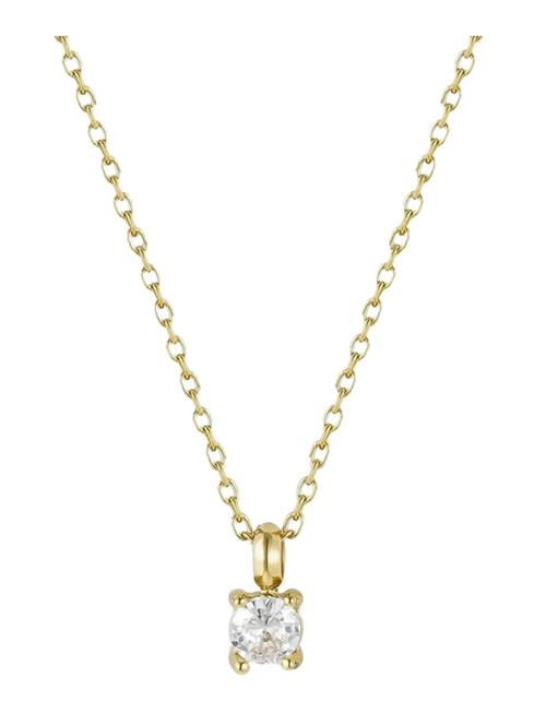 Ice Short Necklace Gold Bud To Rose Gold