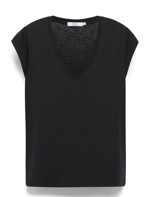 Cc Heart Basic V-Neck T-Shirt Coster Copenhagen Black