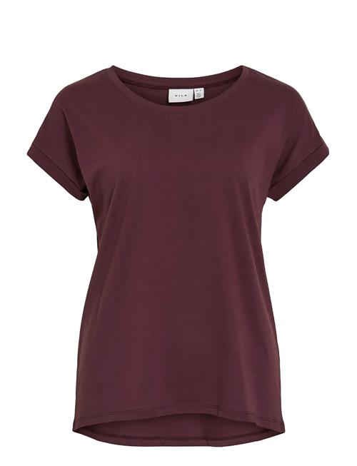 Vidreamers New Pure T-Shirt/Su-Noos Vila Burgundy