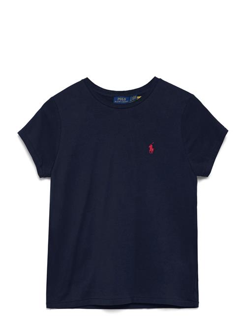 Cotton Jersey Crewneck Tee Polo Ralph Lauren Blue
