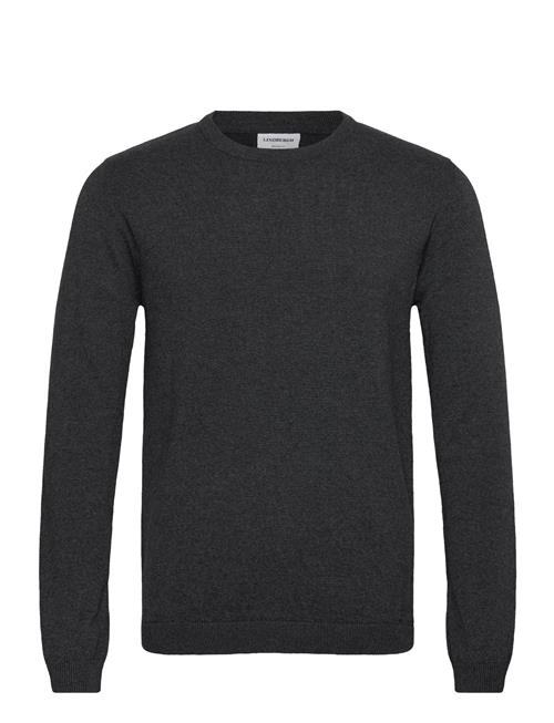 100 Recycle Knit Round Neck Lindbergh Black
