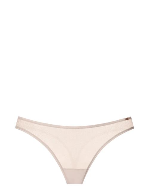 Origins-Shimmer Mesh Thong Dorina Beige
