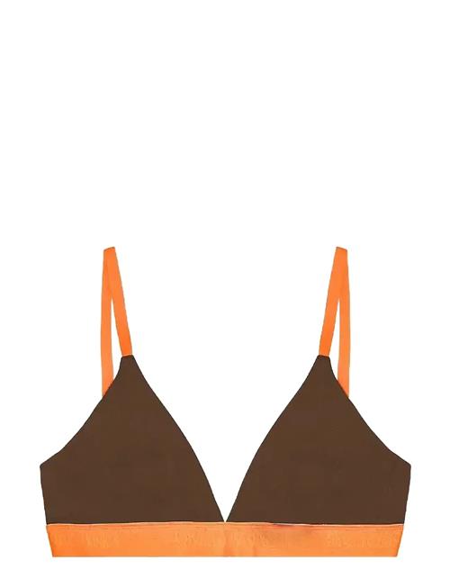 Core Play Triangle Bralette Organic Basics Brown