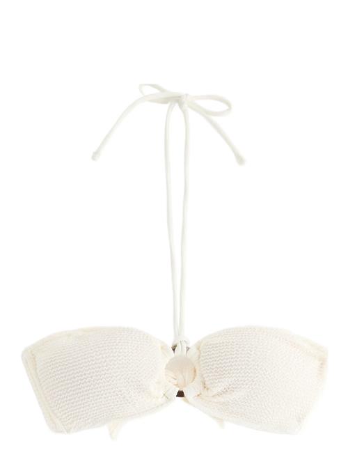 Bra Bandeau Brie Crepe Lindex White