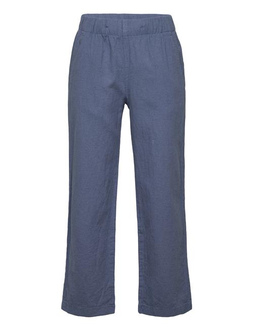 Trousers Linen Blend Lindex Blue