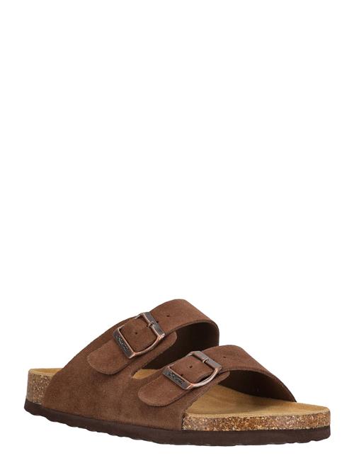 Cosimo Leather Cork Sandal Cruz Brown