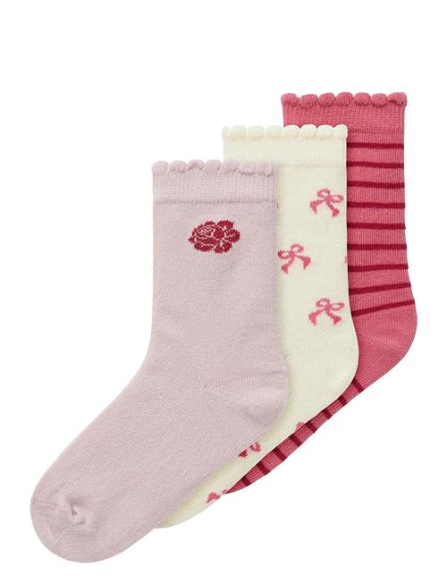 Nmfkimi 3P Sock Name It Pink