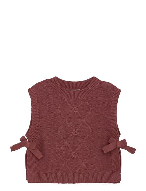 Slipover Knit En Fant Burgundy
