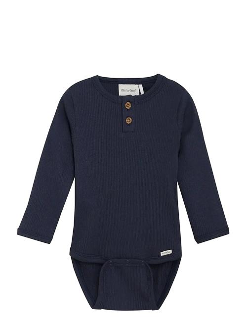 Body Ls Rib Minymo Navy