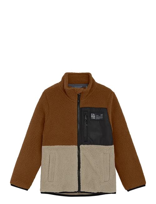 Fleece Jacket Color Kids Brown