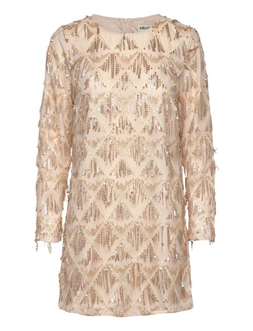 Solga Mini Dress Ls Lollys Laundry Beige